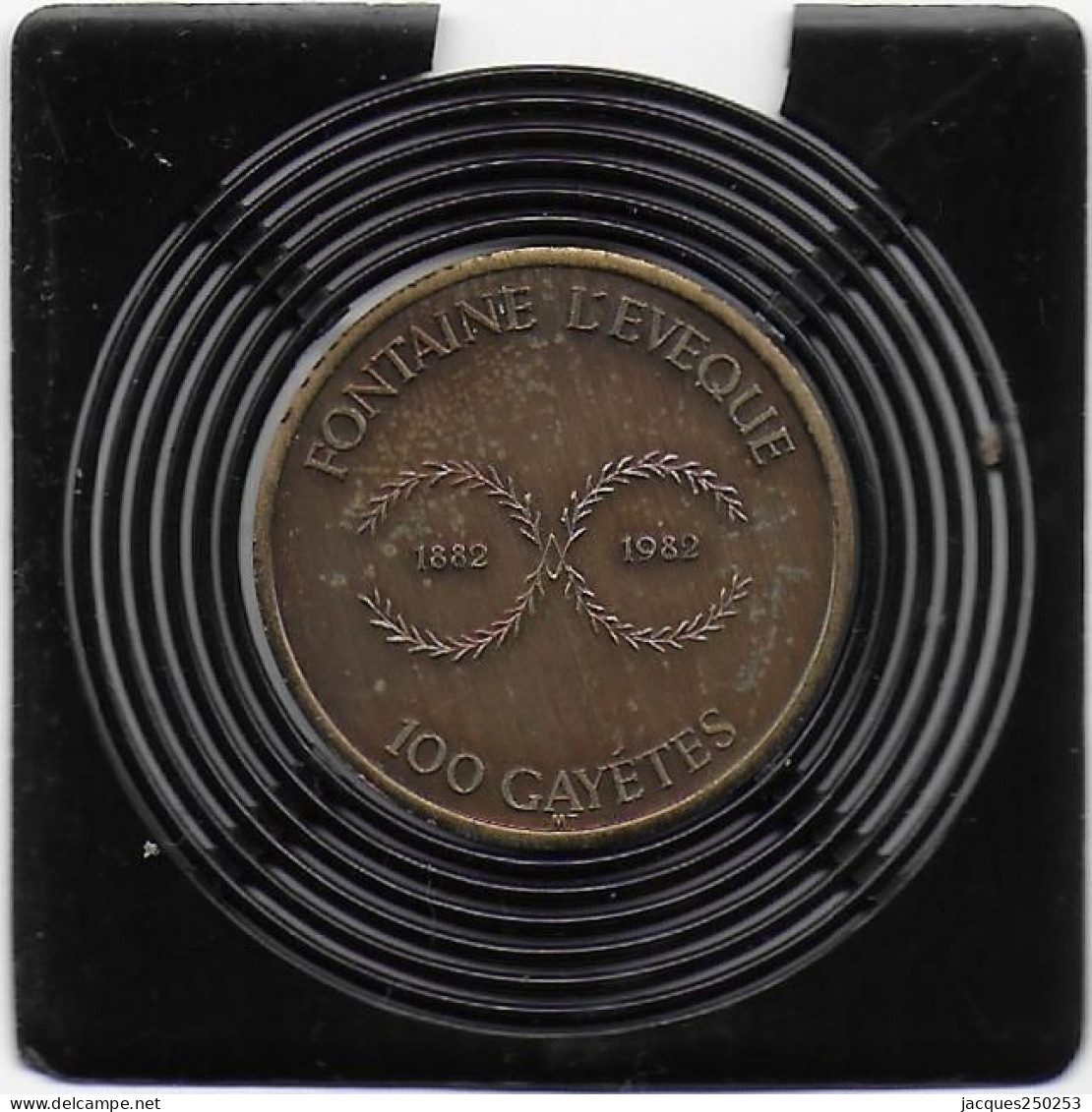 100 GAYETTES 1982 FONTAINE L' EVEQUE - Tokens Of Communes