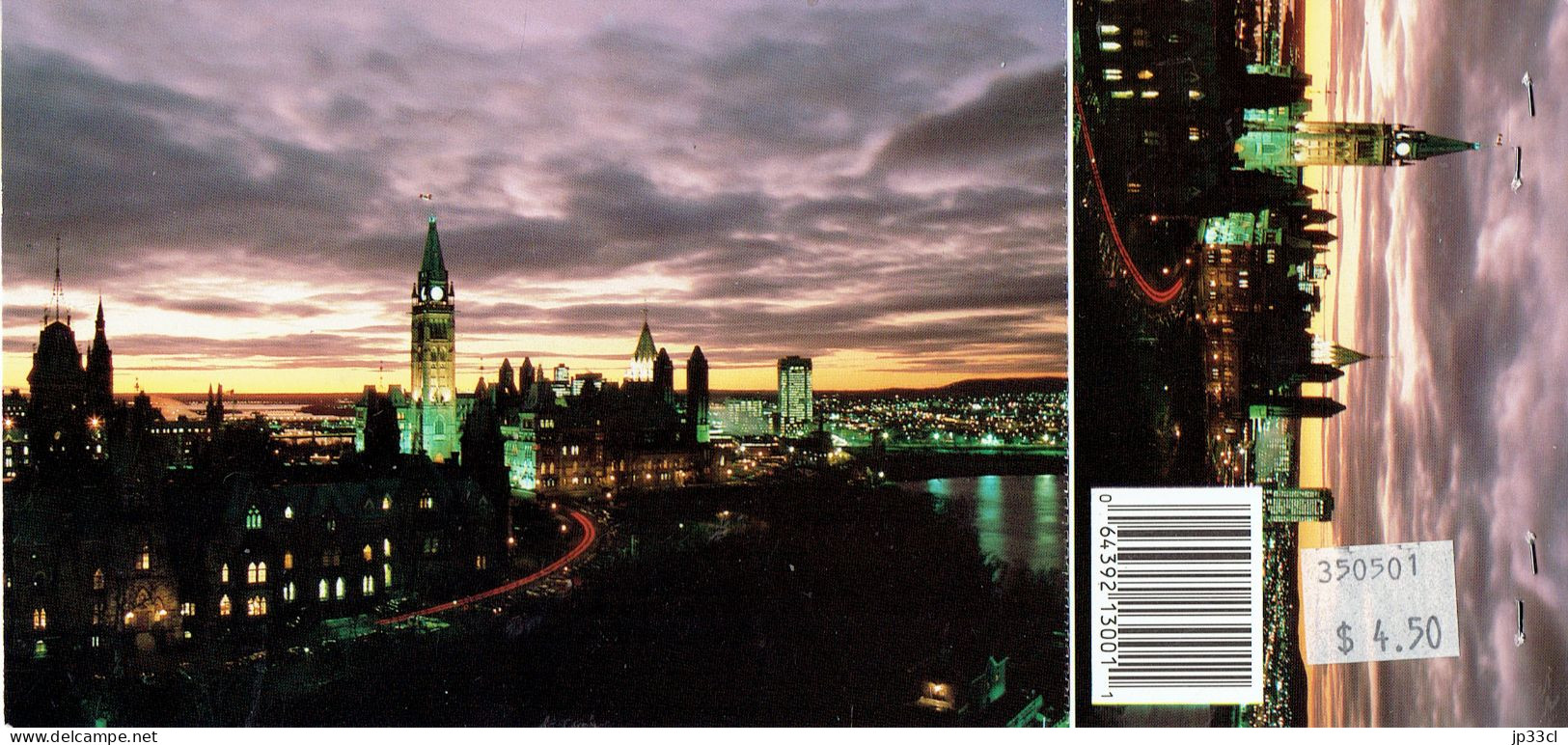 Album Bonus Cadeau Avec 12 CP (format Régulier) + 12 Petites à Garder Sur Ottawa (vers 1990) - Ottawa