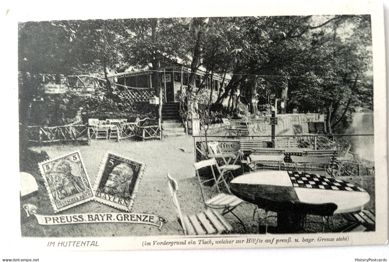 Bad Münster A. St., Im Huttental, Hotel Wald-Restaurant, Ca.1910 - Bad Münster A. Stein - Ebernburg