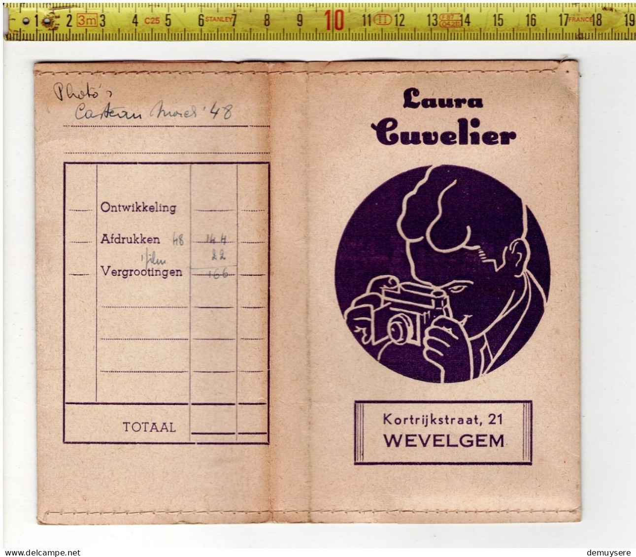 SOLDE 3263 - ZAKJE VOOR FOTOS - LAURA CUVELIER WEVELGEM - Zubehör & Material