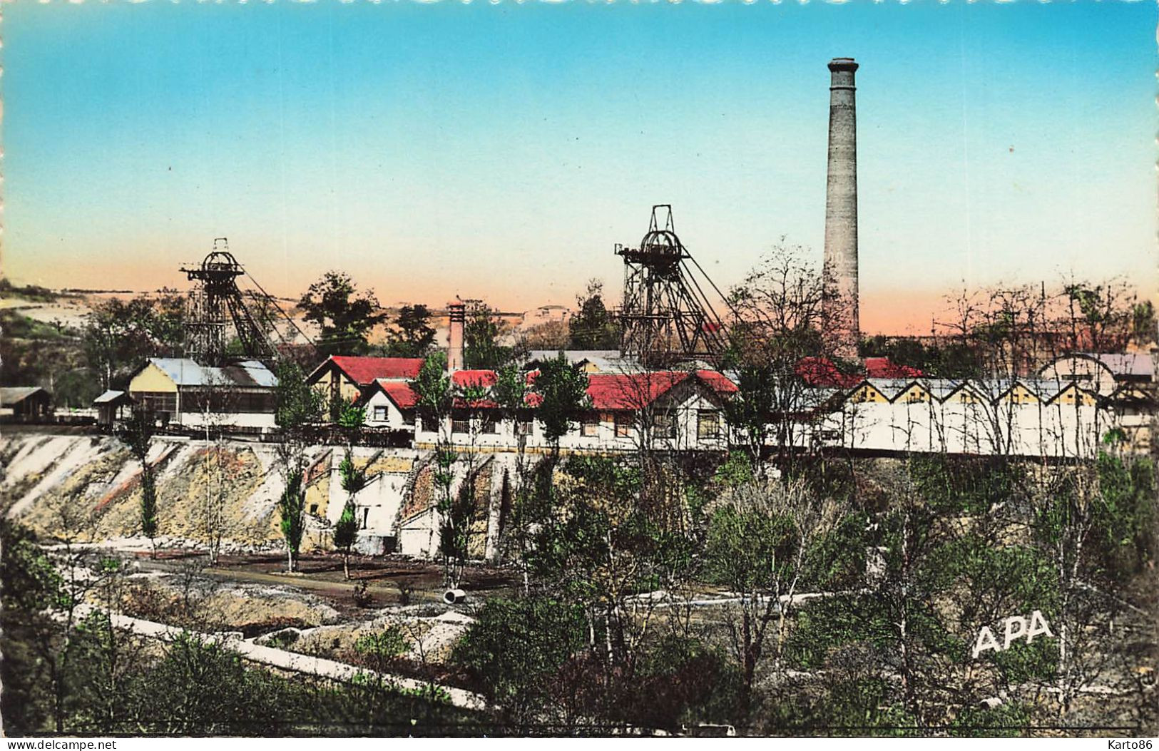 Carmaux * Les Mines , Puits De Ste Marie * Thème Mine - Carmaux