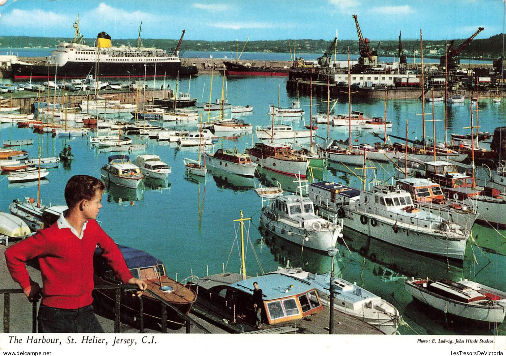 ROYAUME UNI - Jersey - The Harbour - St Helier - C.I - Colorisé - Carte Postale - St. Helier