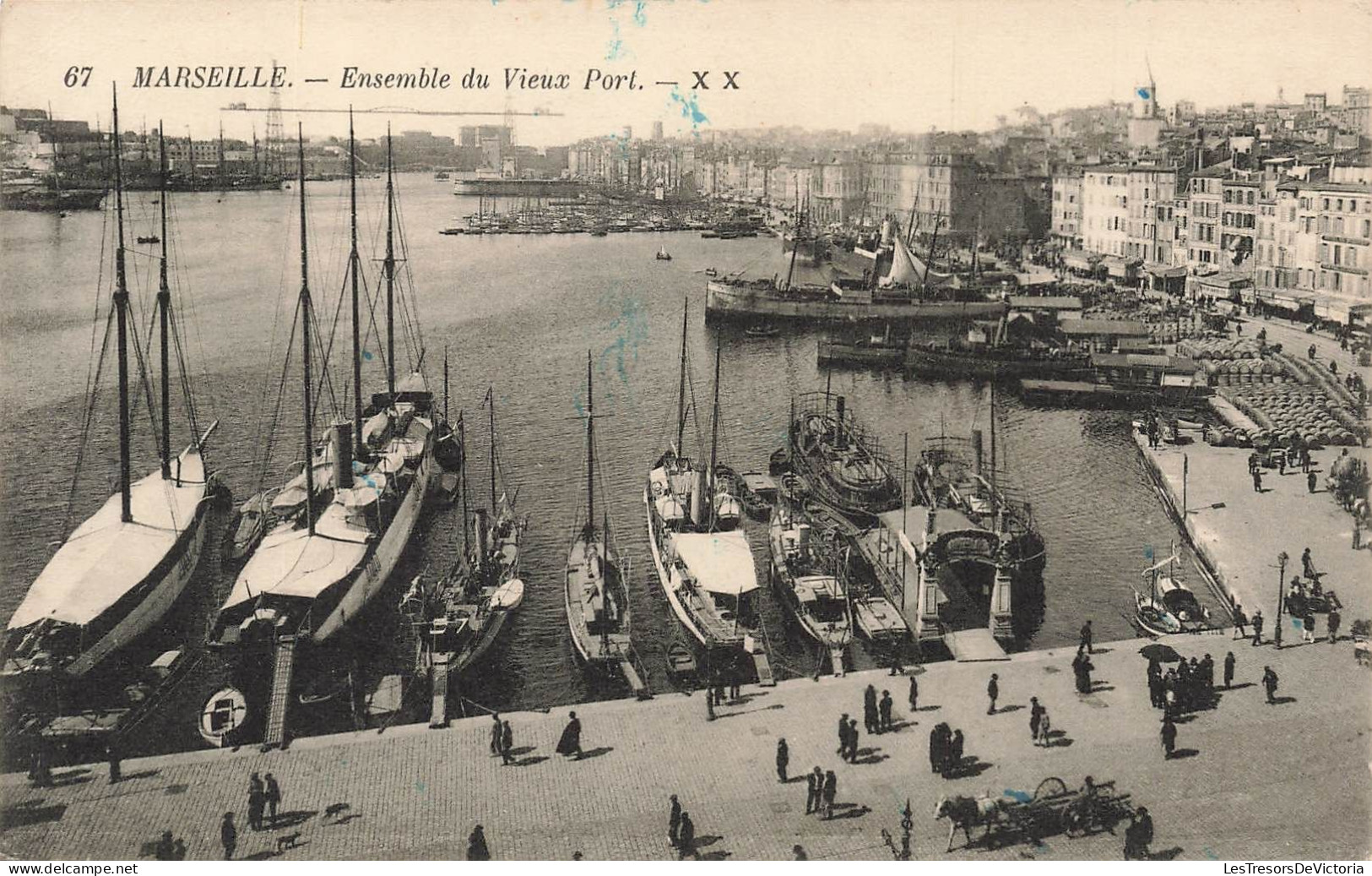 FRANCE - Marseille - Ensemble Du Vieux Port - Carte Postale Ancienne - Ohne Zuordnung