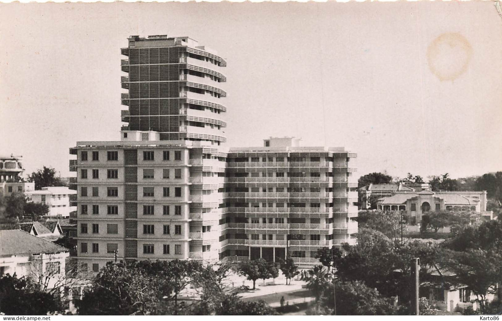 Dakar , Sénégal * Le Building ( 13 étages ) * Architecte Architecture Immeuble - Senegal