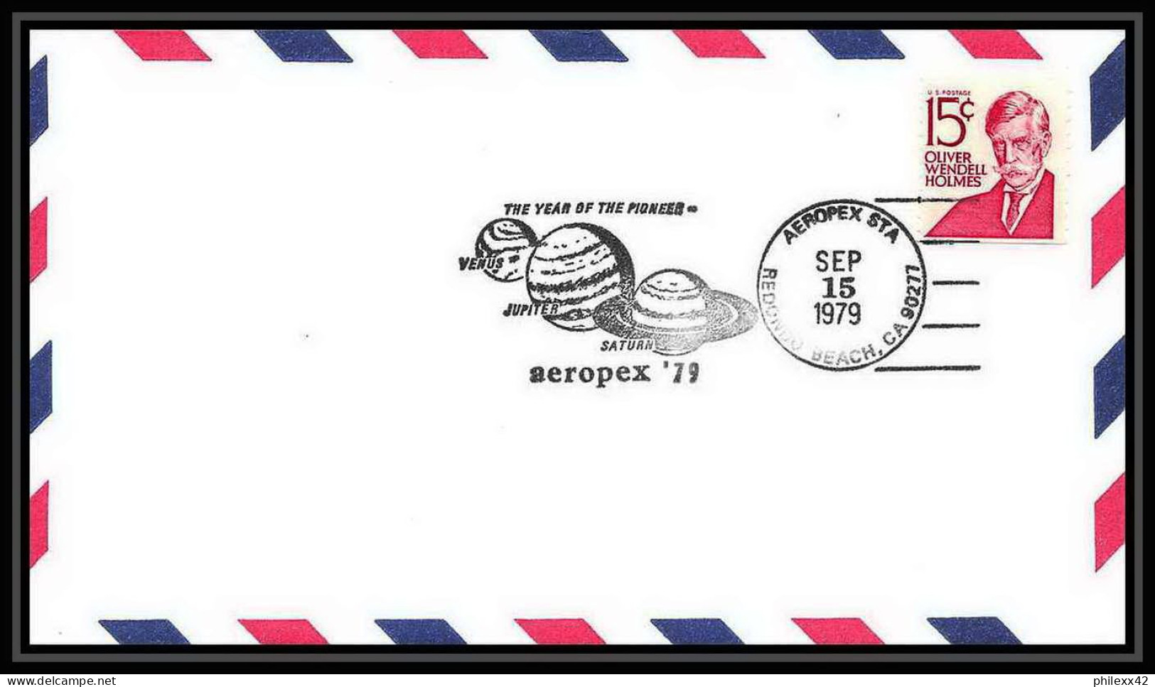 8221/ Espace (space Raumfahrt) Lettre (cover Briefe) 15/9/1979 Pionneer Aeropex Redondo Beach USA - USA