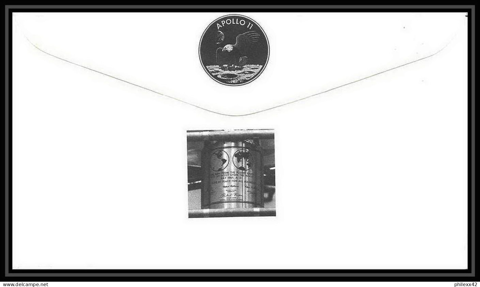 8213/ Espace (space Raumfahrt) Lettre (cover Briefe) 20/7/1979 10 Ans Apollo 11 Spacepex Houston USA - USA