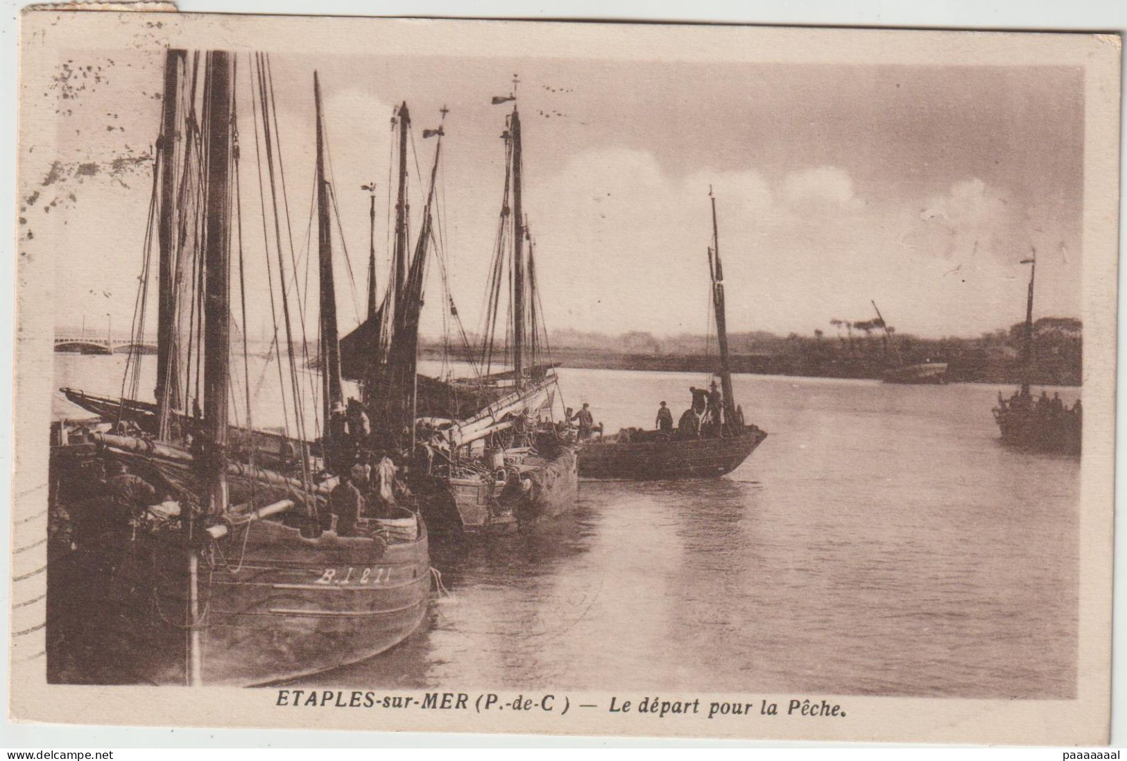 ETABLES SUR MER  LE DEPART POUR LA PECHE - Etables-sur-Mer