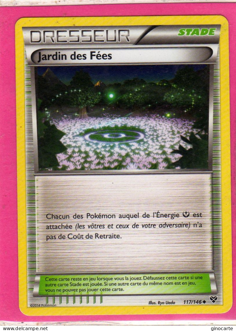 Carte Pokemon Francaise 2014 Xy Xy 117/146 Jardin Des Fées Neuve - XY