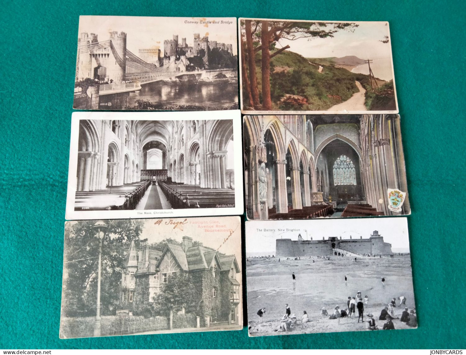 Dèstockage - Lot Of 22 United Kingdom Cities & Landscape Vintage Postcards # 36 - Collections & Lots