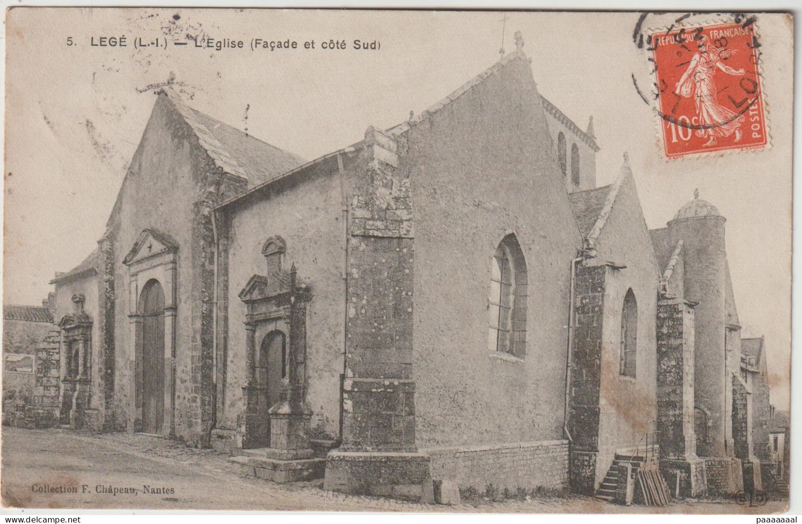 LEGE  L EGLISE FACADE ET COTE SUD - Legé