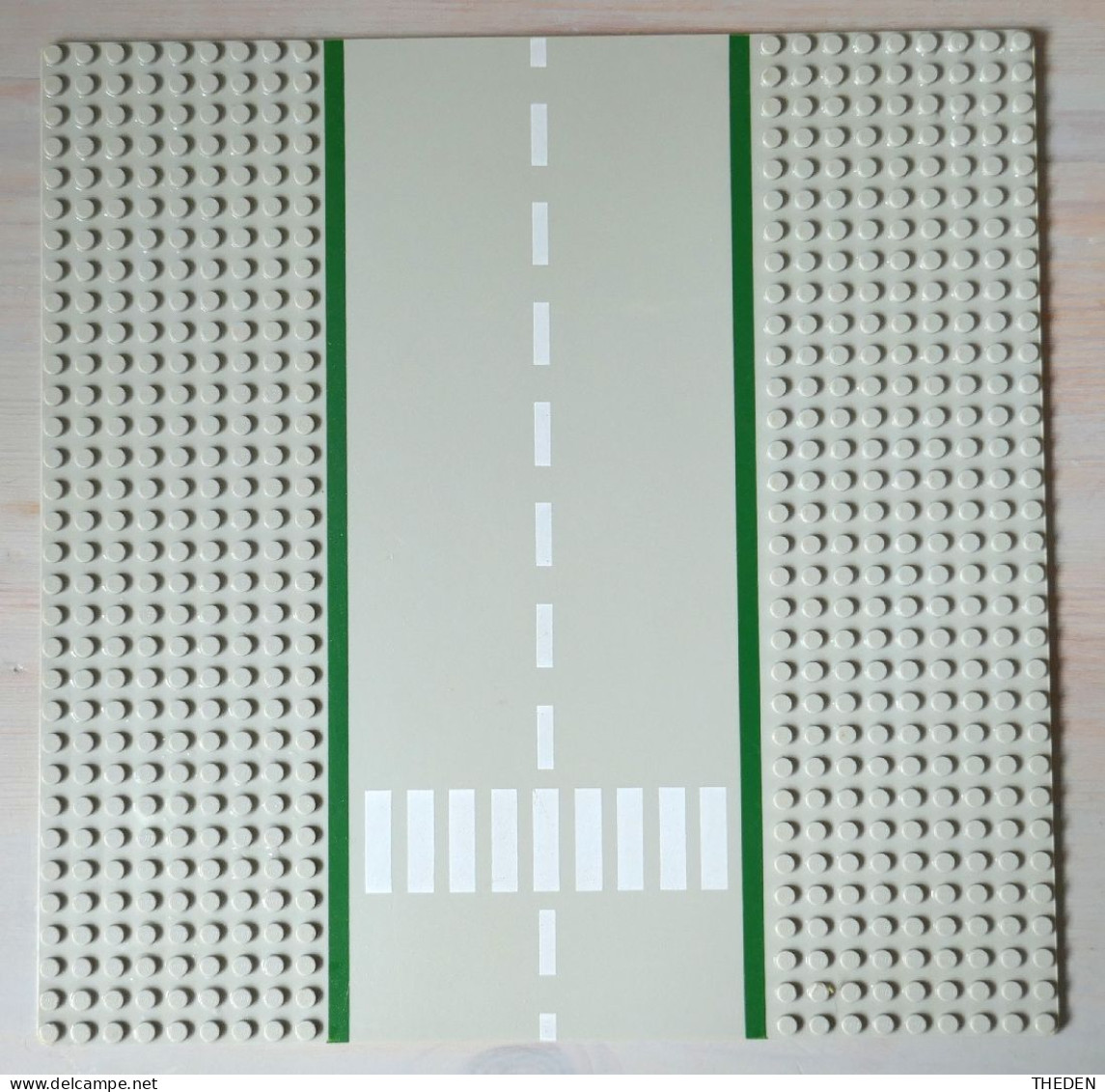 Lego Vintage Plaque Route Set Espace Droit Avec Passage Clouté - Ohne Zuordnung