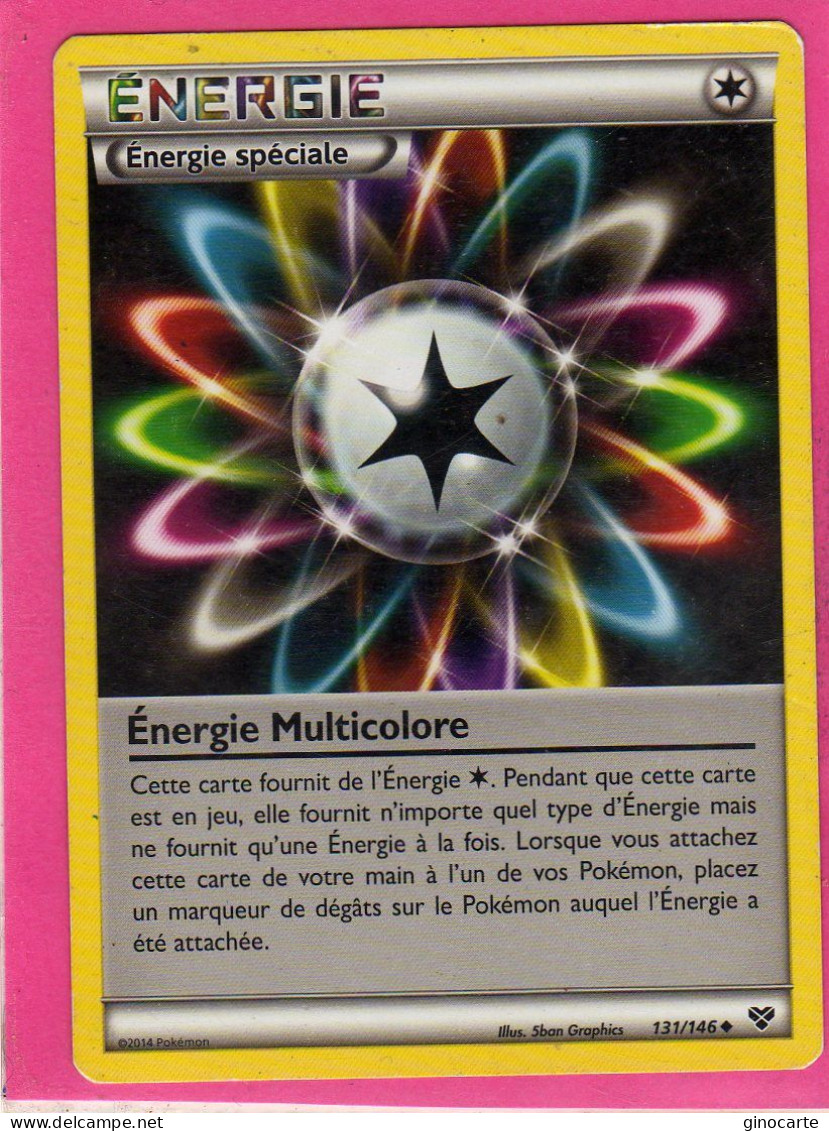 Carte Pokemon Francaise 2014 Xy Xy 131/146 Energie Multicolore Neuve - XY