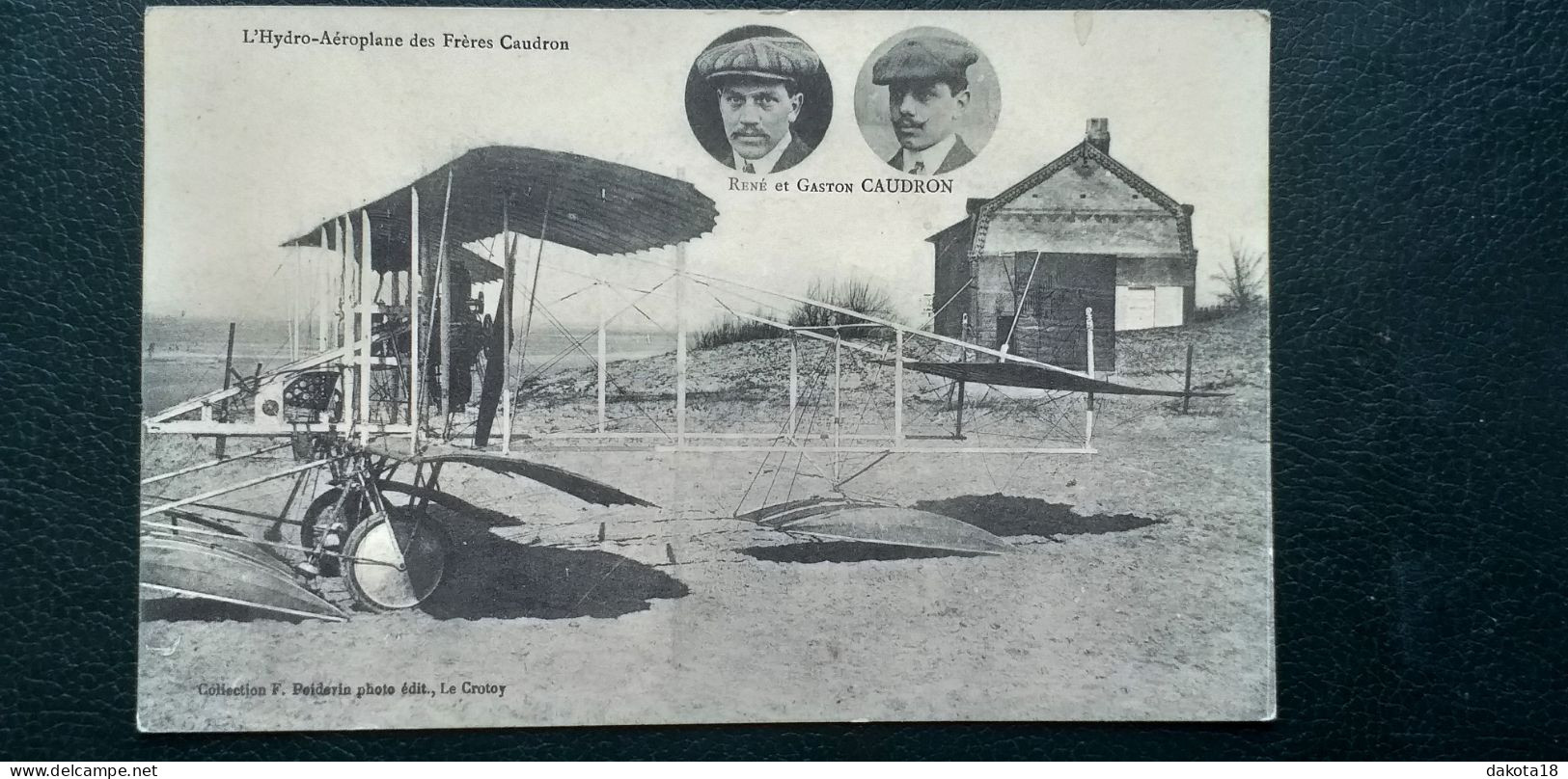 Aviation , L'hydro-aéroplane Des Frères Caudron.......vue Peu Courante - ....-1914: Precursori