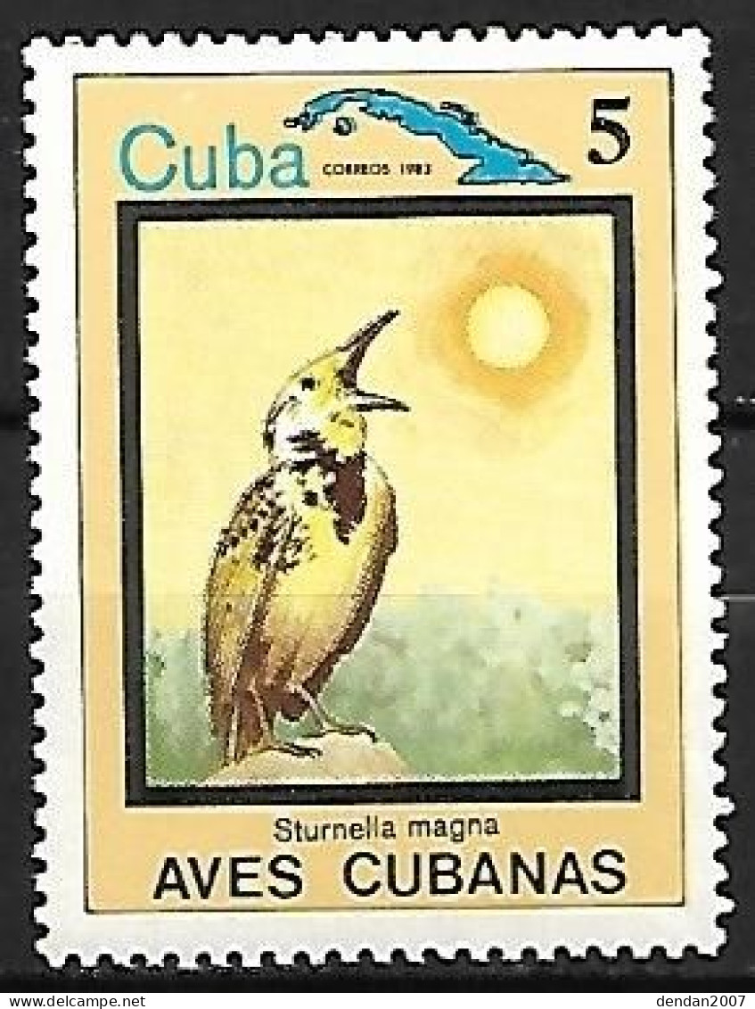 Cuba -MNH ** 1983 :   Eastern Meadowlark    Sturnella Magna - Zangvogels