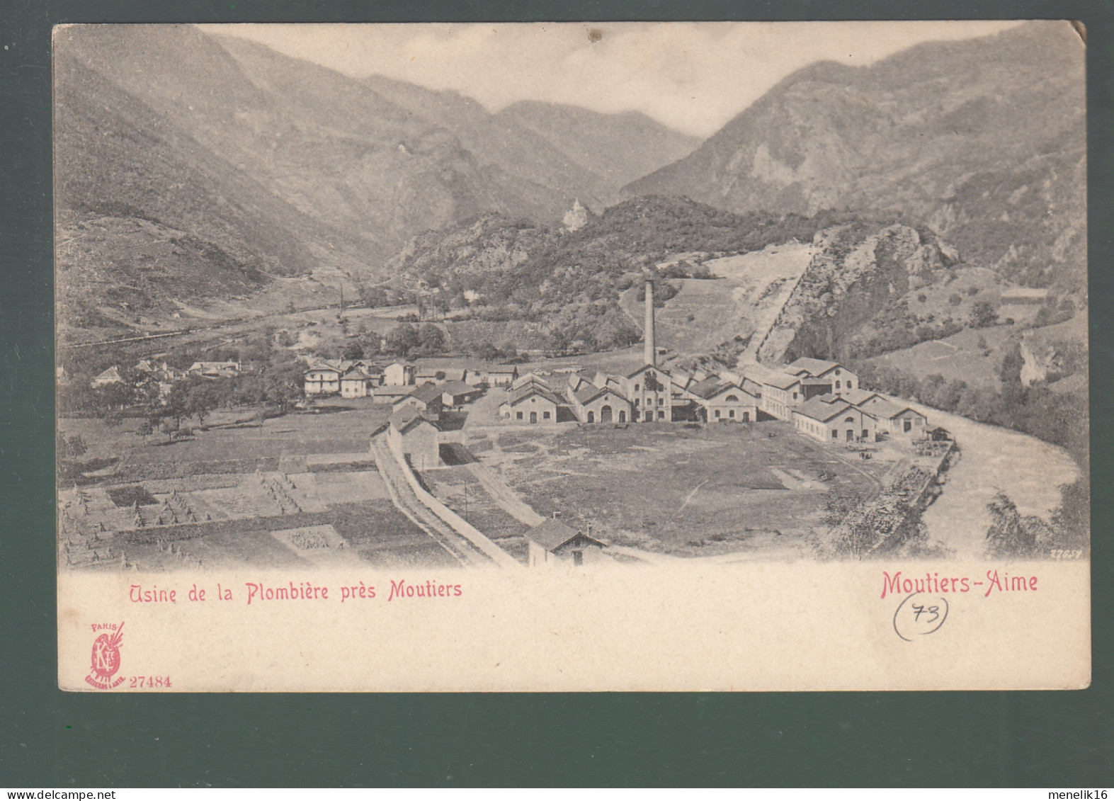 CP - 73 - Usine De La Plombière Près Moutiers - Moutiers