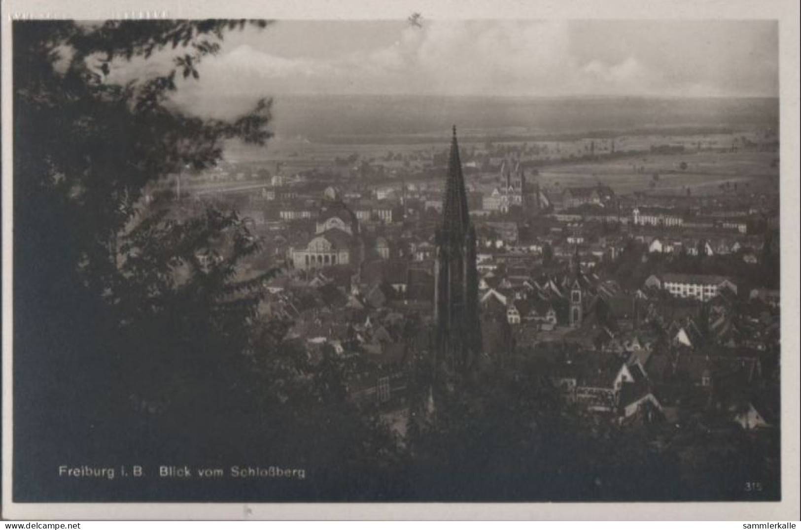 59368 - Freiburg - Blick Vom Schlossberg - Ca. 1950 - Freiburg I. Br.