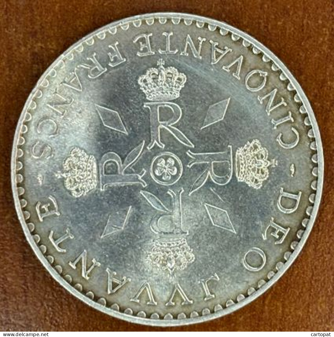 MONACO - RAINIER III 50 FRANCS ARGENT 1974 - 1960-2001 Nieuwe Frank