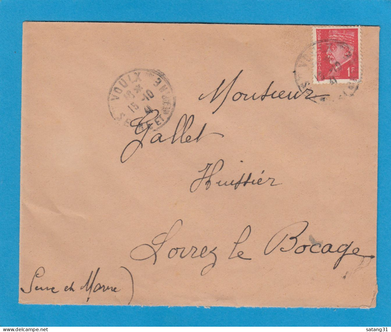 3 LETTRES DE VOULX. - Storia Postale