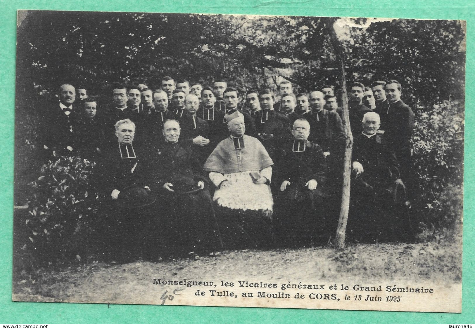 19 - Corrèze - Tulle - Evêque, Vicaires, Séminaire De TULLE En Réunion à BEYNAT - Tulle