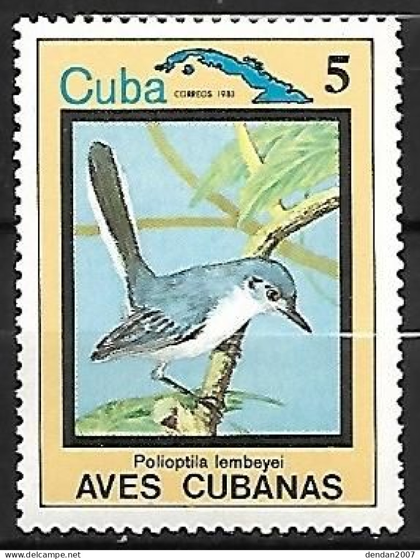 Cuba -MNH ** 1983 :    Cuban Gnatcatcher  -  Polioptila Lembeyei - Passereaux