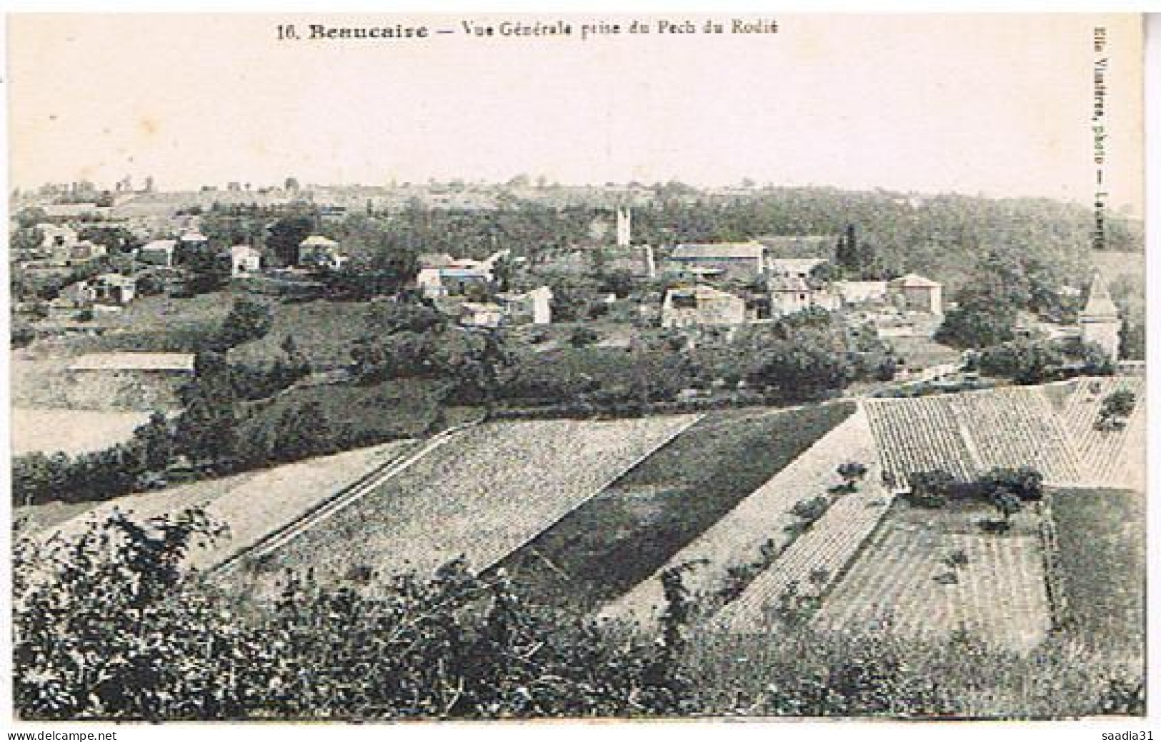 30  BEAUCAIRE VUE GENERALE  PRISE DU PECH DU RODIE - Beaucaire