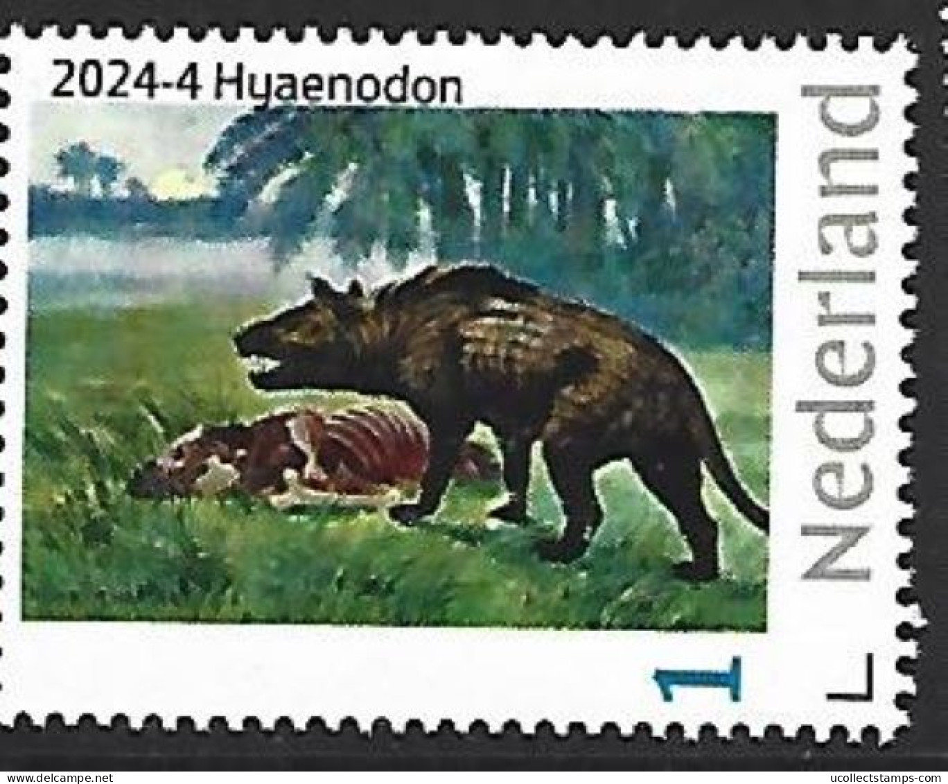 Nederland  2024-4 Prehistorie Prehistoric: Hyanodon  Postfris/mnh/neuf - Unused Stamps