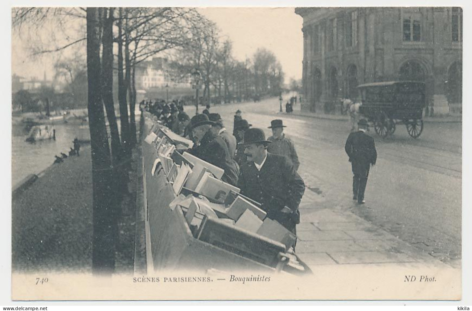 CPA 9 X 14  PARIS   Scènes Parisiennes - Bouquinistes   Sur Les Quais De La Seine - La Seine Et Ses Bords