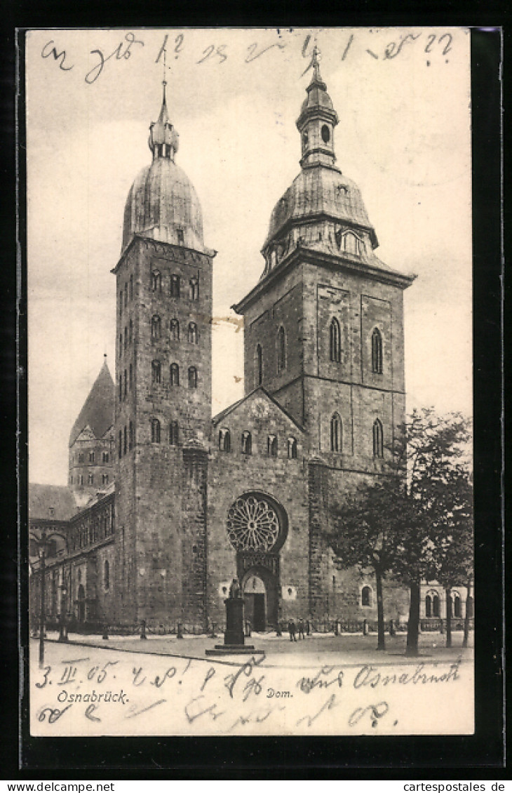 AK Osnabrück, Blick Auf Den Dom  - Osnabrueck