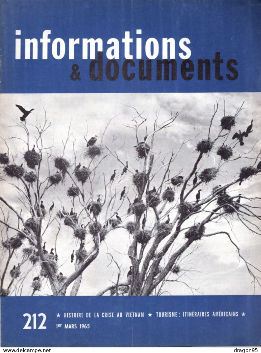 Revue Diplomatique Informations & Documents N° 212 - Mars 1965 - Histoire De La Crise Au Vietnam - Histoire