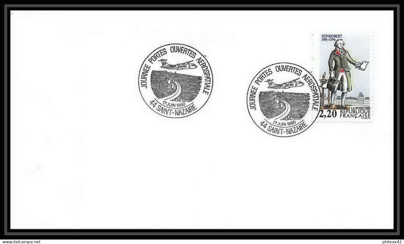 10161/ Espace (space Raumfahrt) Lettre (cover Briefe) 17/6/1990 Aerospatiale Saint Nazaire France - Europa