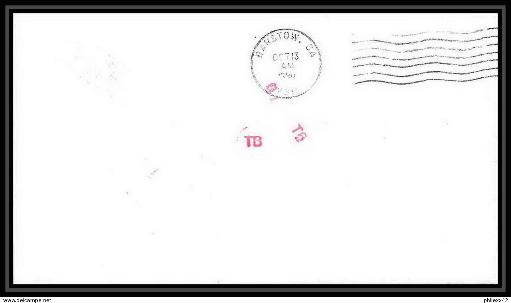 10122/ Espace (space Raumfahrt) Lettre (cover Briefe) 6/10/1990 Sts-41 Launch Shuttle (navette) Barstow USA - United States