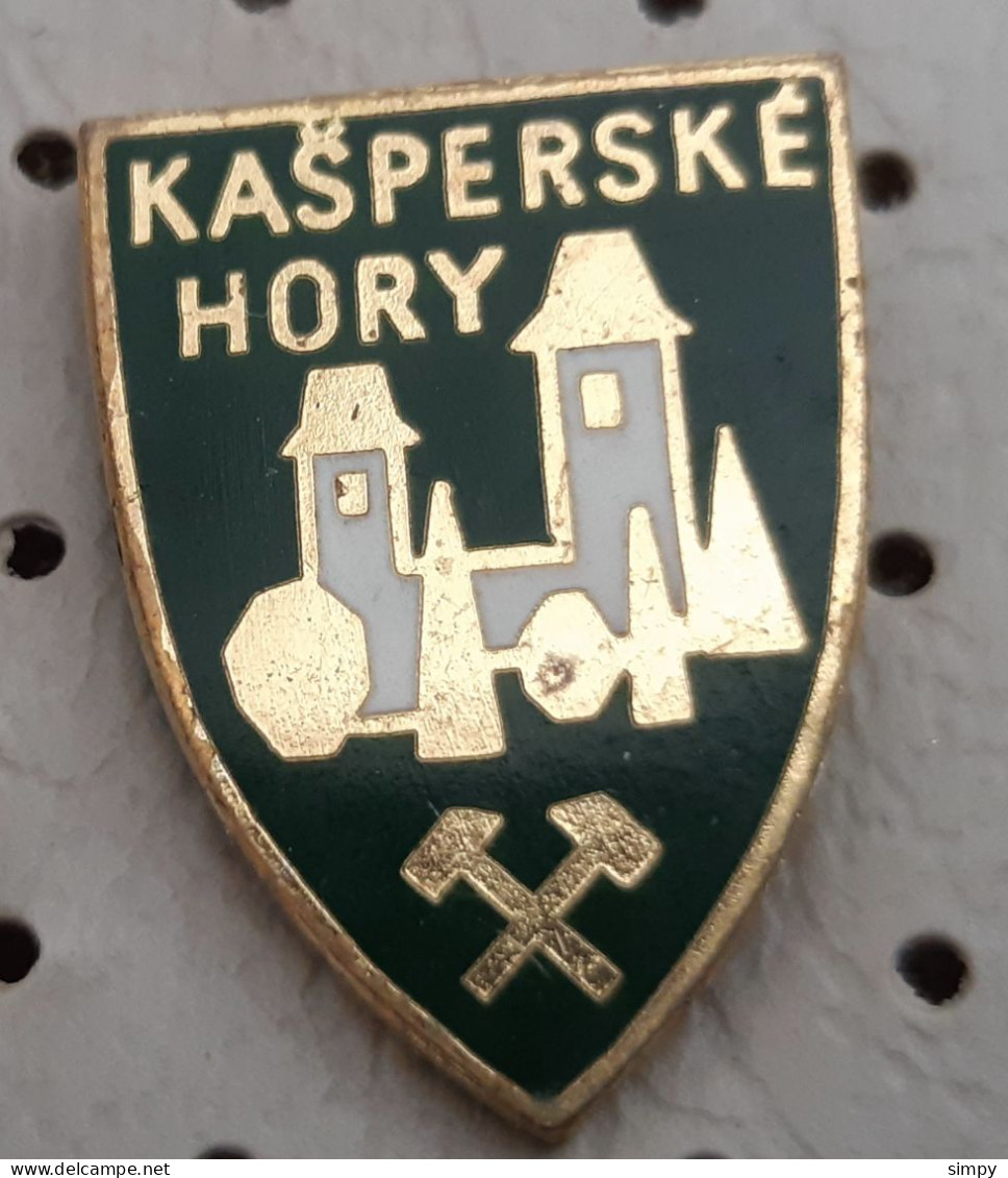KASPERSKE Hory Coat Of Arms, Blason, Czech Republic Pin - Villes