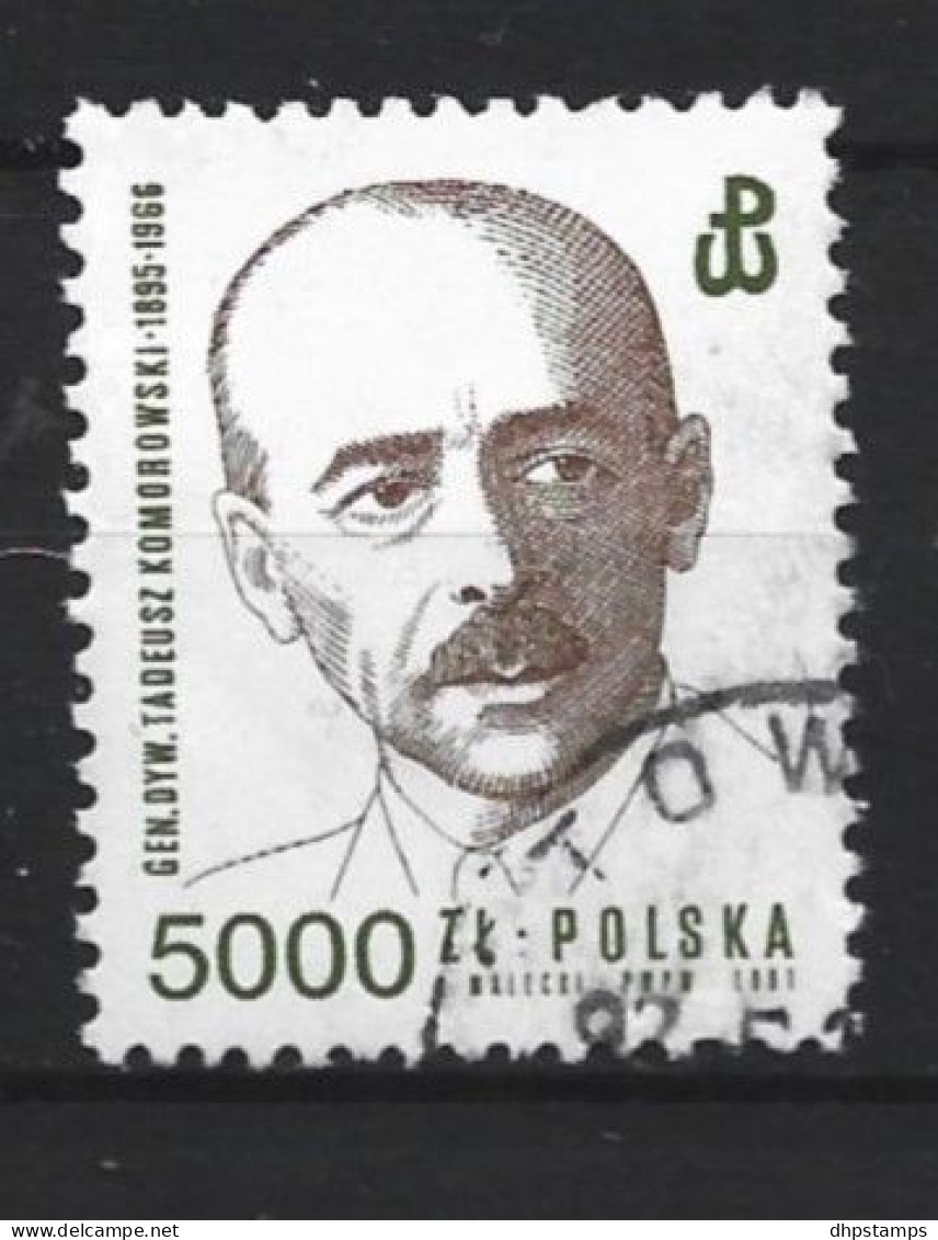 Polen 1991 Gen. T. Komorovski Y.T. 3157 (0) - Unused Stamps