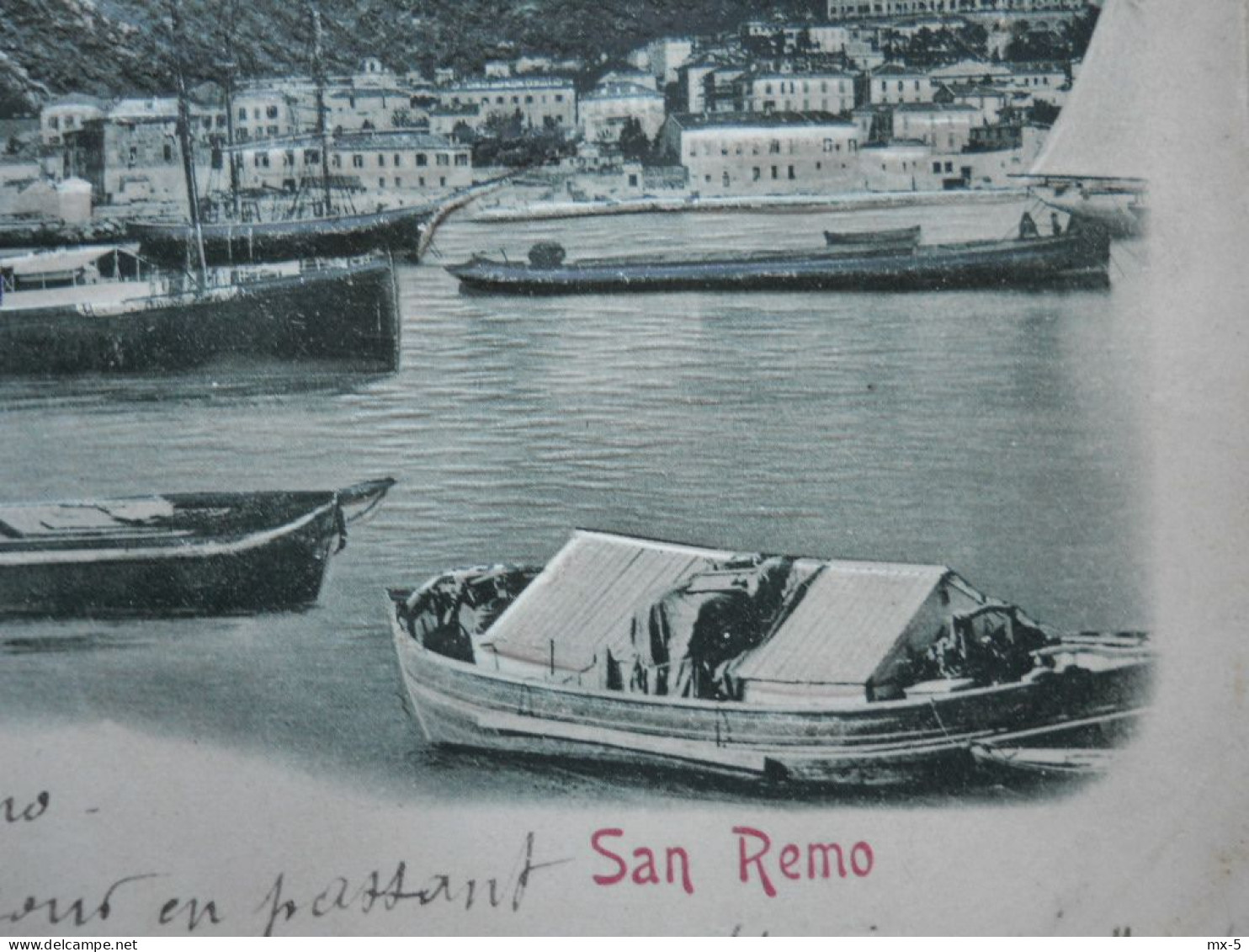 San Remo ,carte épaisse En Relief - San Remo
