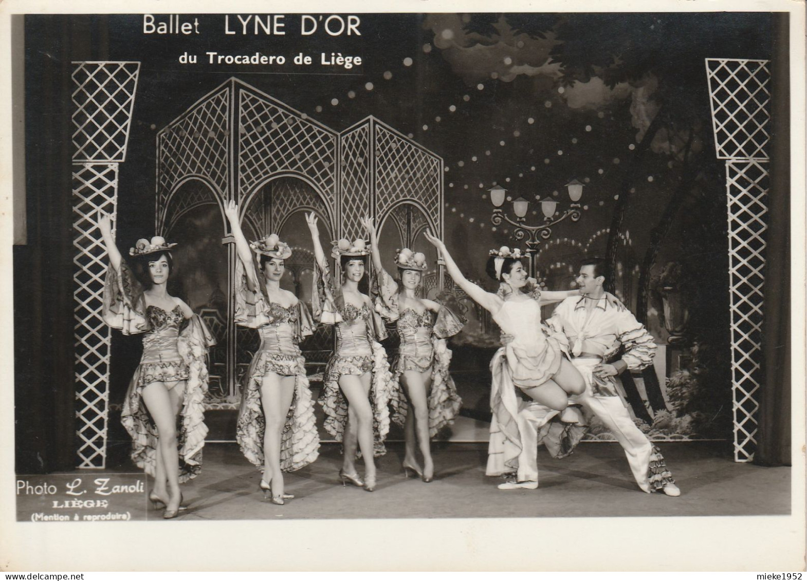 Ballet Lyne D'Or Du Trocadéro De Liège Théatre - Luik