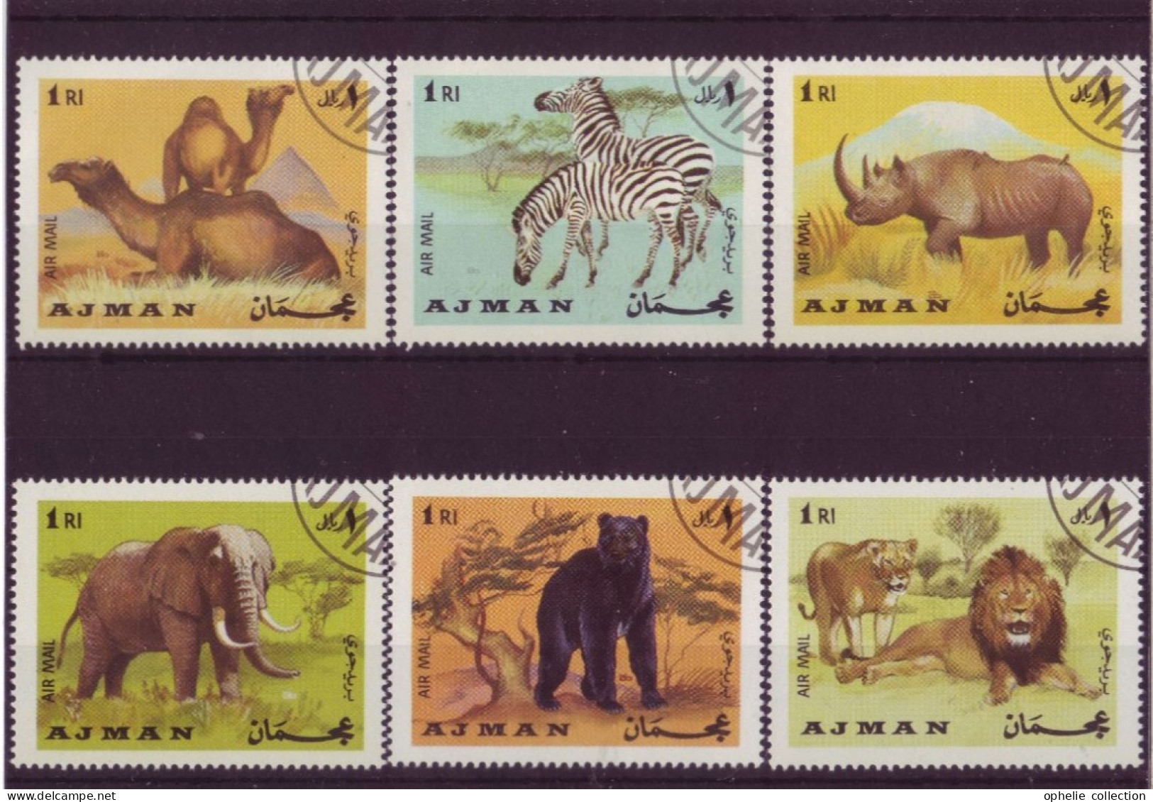 Asie - Ajman - Faune - 6 Timbres Différents - 6905 - Adschman