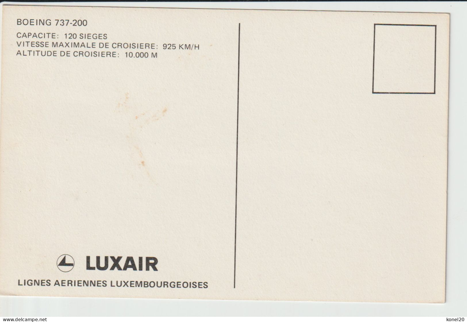 Pc Luxair Airlines Boeing 737 Aircraft - 1919-1938: Fra Le Due Guerre