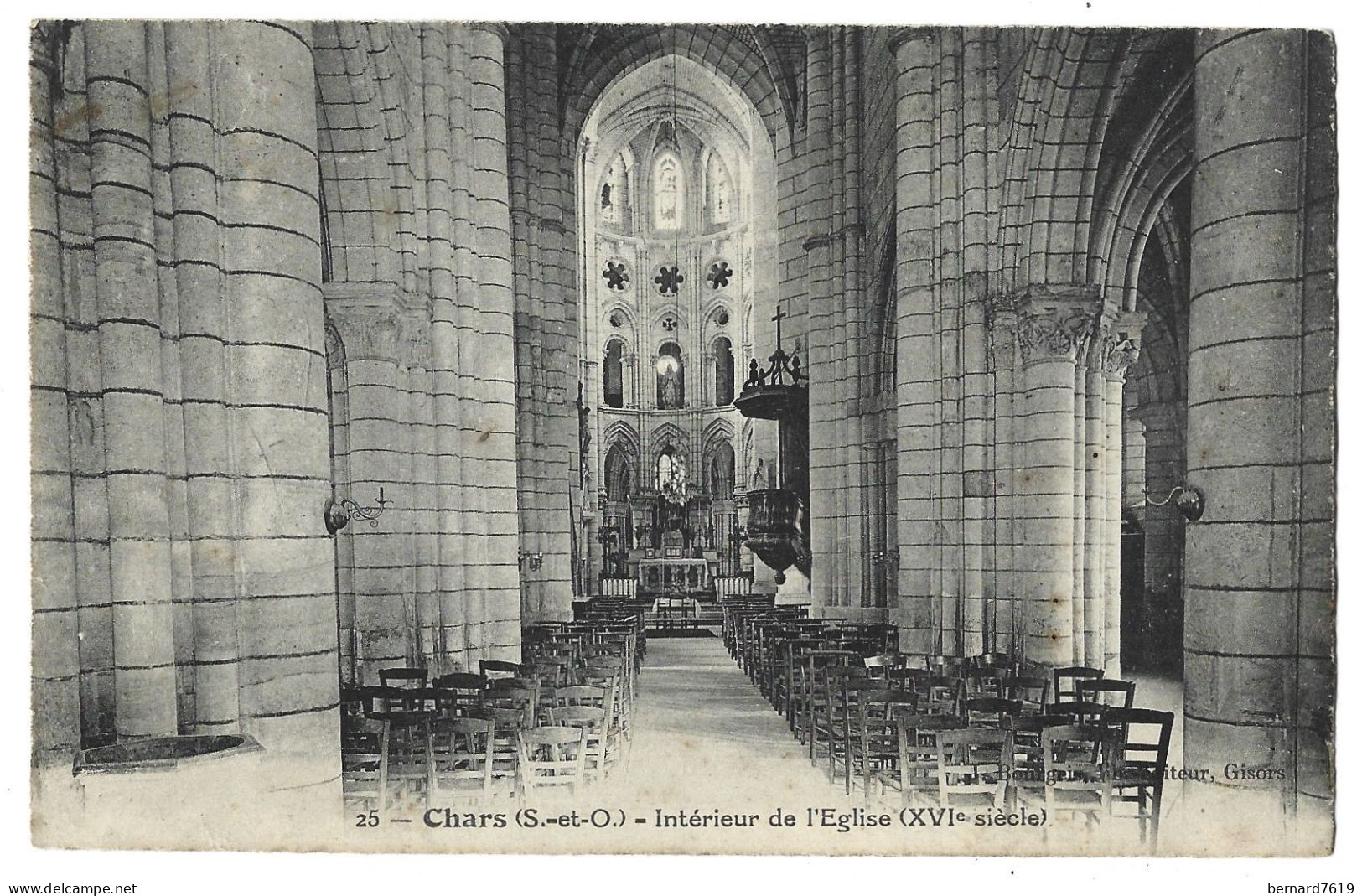 95  Chars - Interieur  De L'eglise - Chars