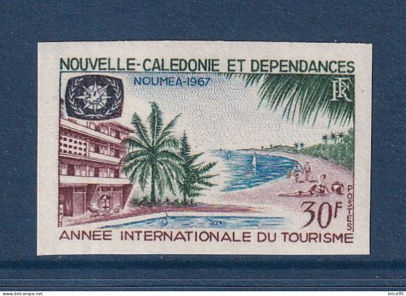 Nouvelle Calédonie - YT ND N° 339 ** - Neuf Sans Charnière - Non Dentelé - 1967 - Ongetande, Proeven & Plaatfouten