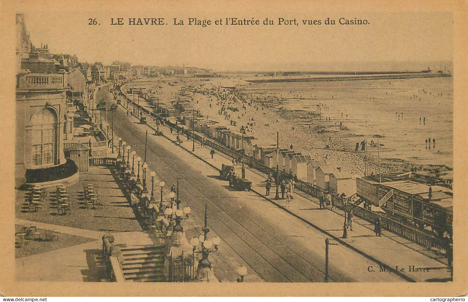 France Le Havre La Plage & L'entree Du Port - Port