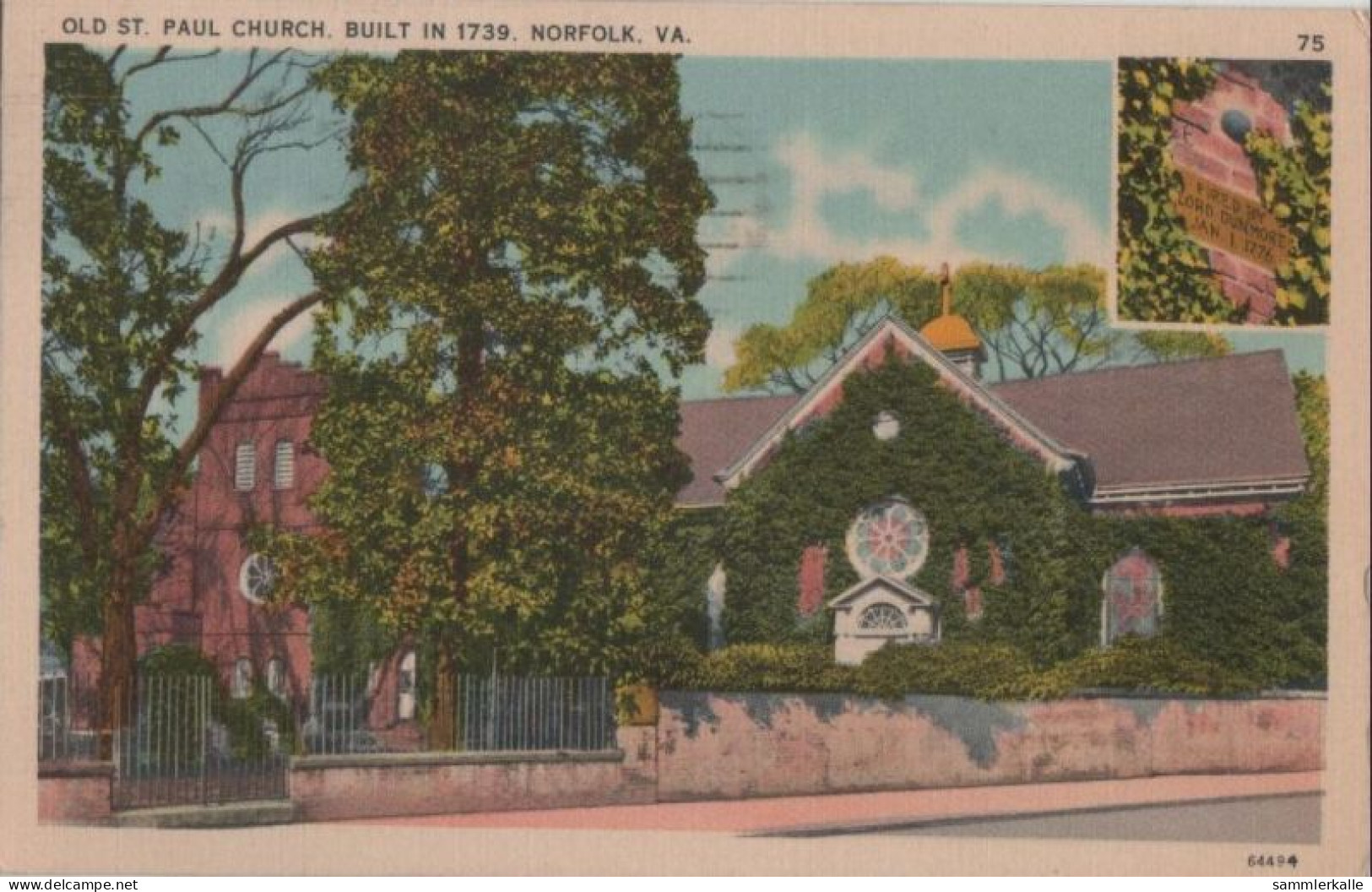 37575 - USA - Norfolk - Paul Church - 1939 - Norfolk