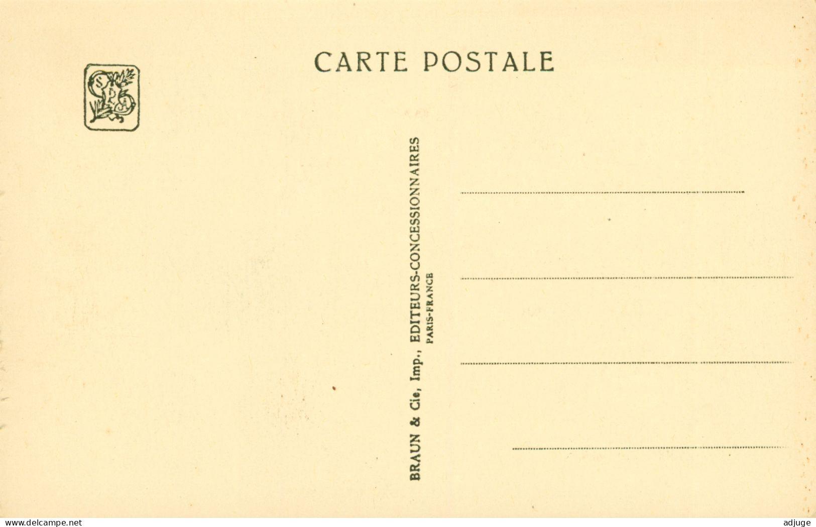 CPA-PARIS- Exposition Coloniale 1931* Pavillon De La CHASSE- FORÊTS-  PÊCHES **Edit. BRAUN N° 209* - Expositions