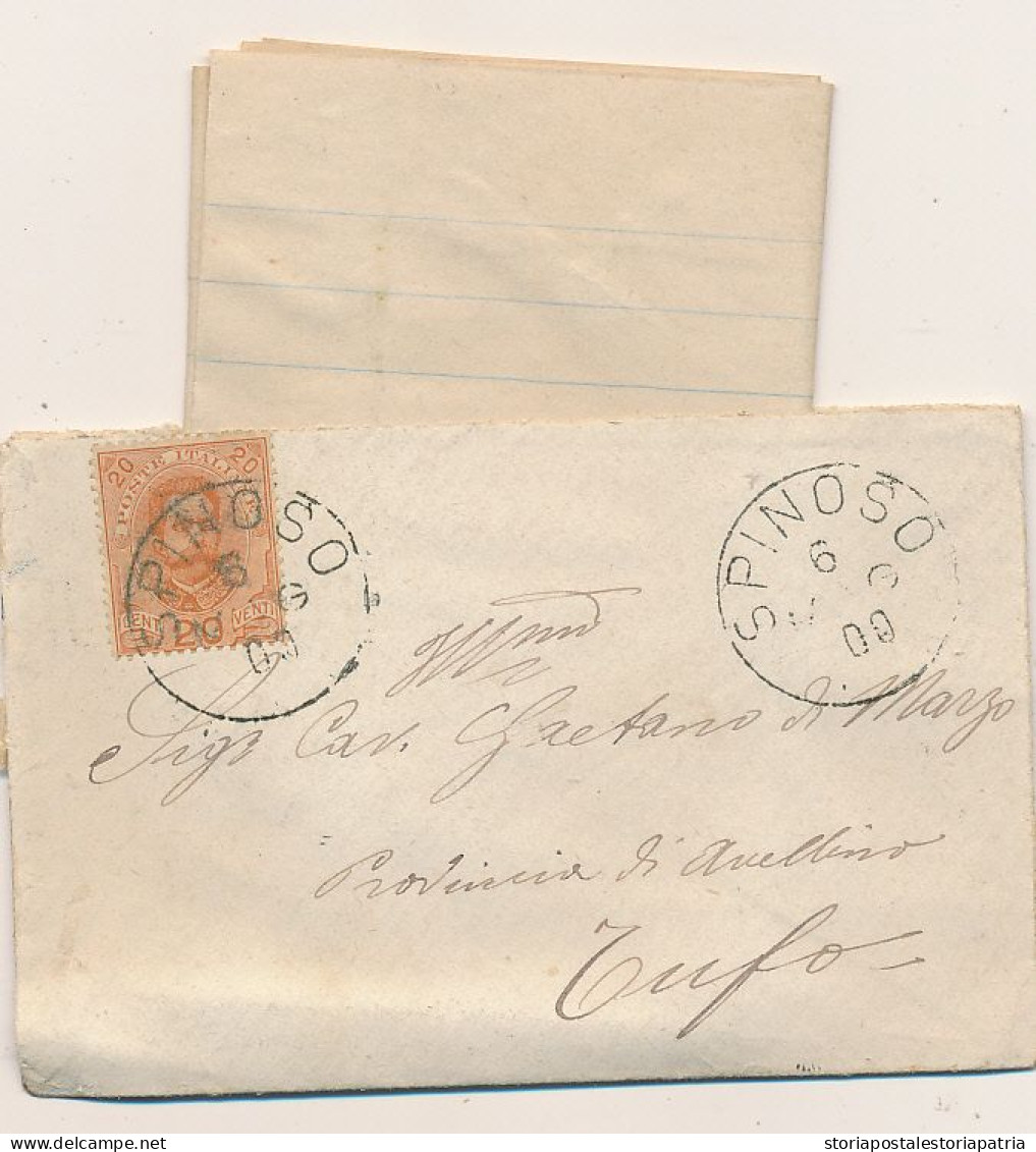 1900 SPINOSO CERCHIO GRANDE - Poststempel