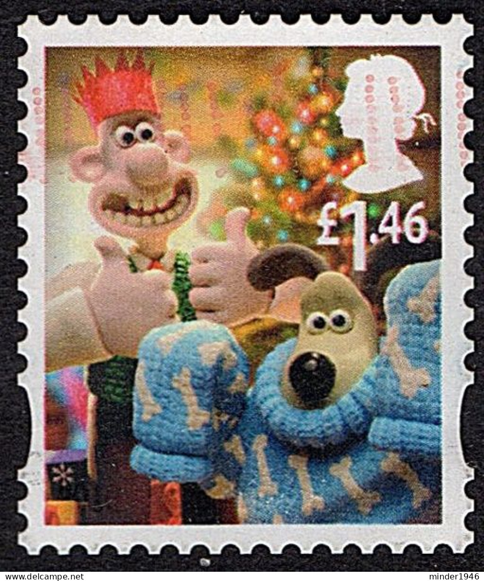 GREAT BRITAIN 2010 QEII £1.46 Multicoloured Christmas-Wallace & Gromit SG3134 FU - Usati