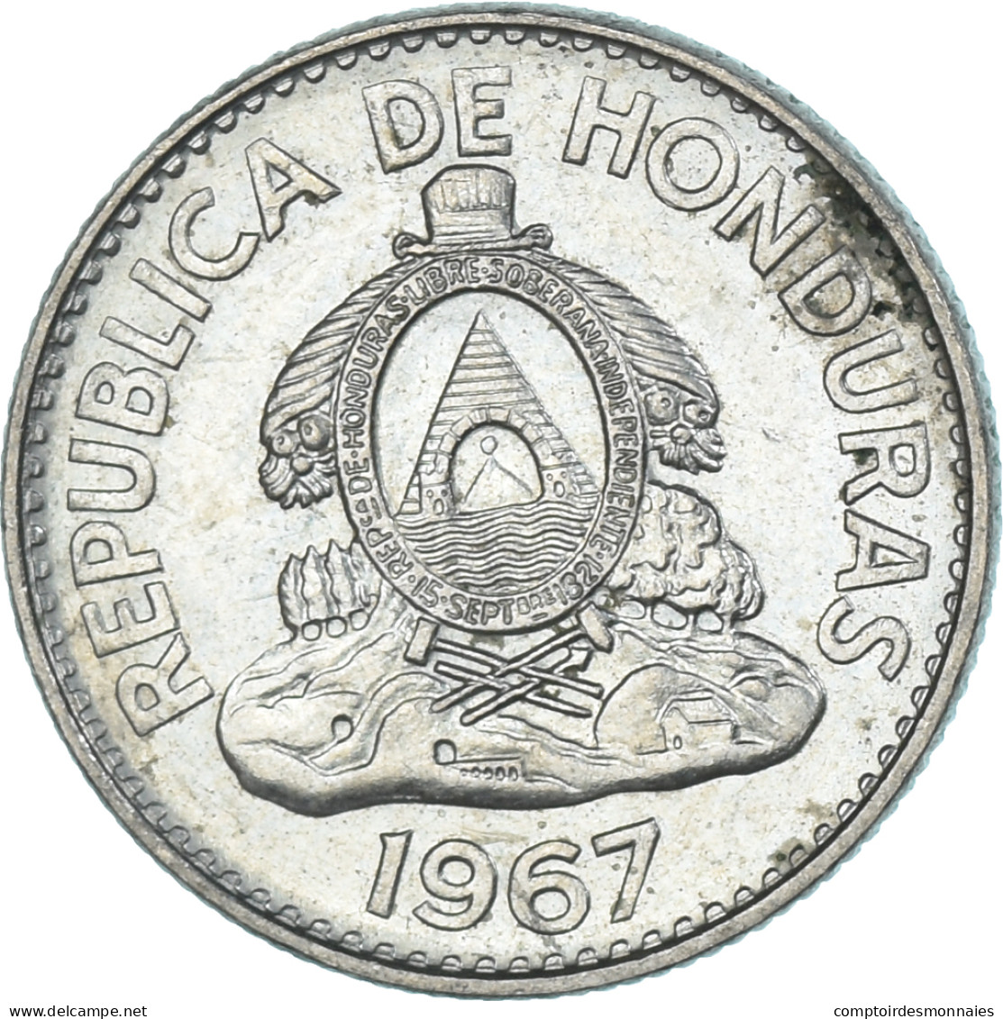 Monnaie, Honduras, 20 Centavos, 1967 - Honduras