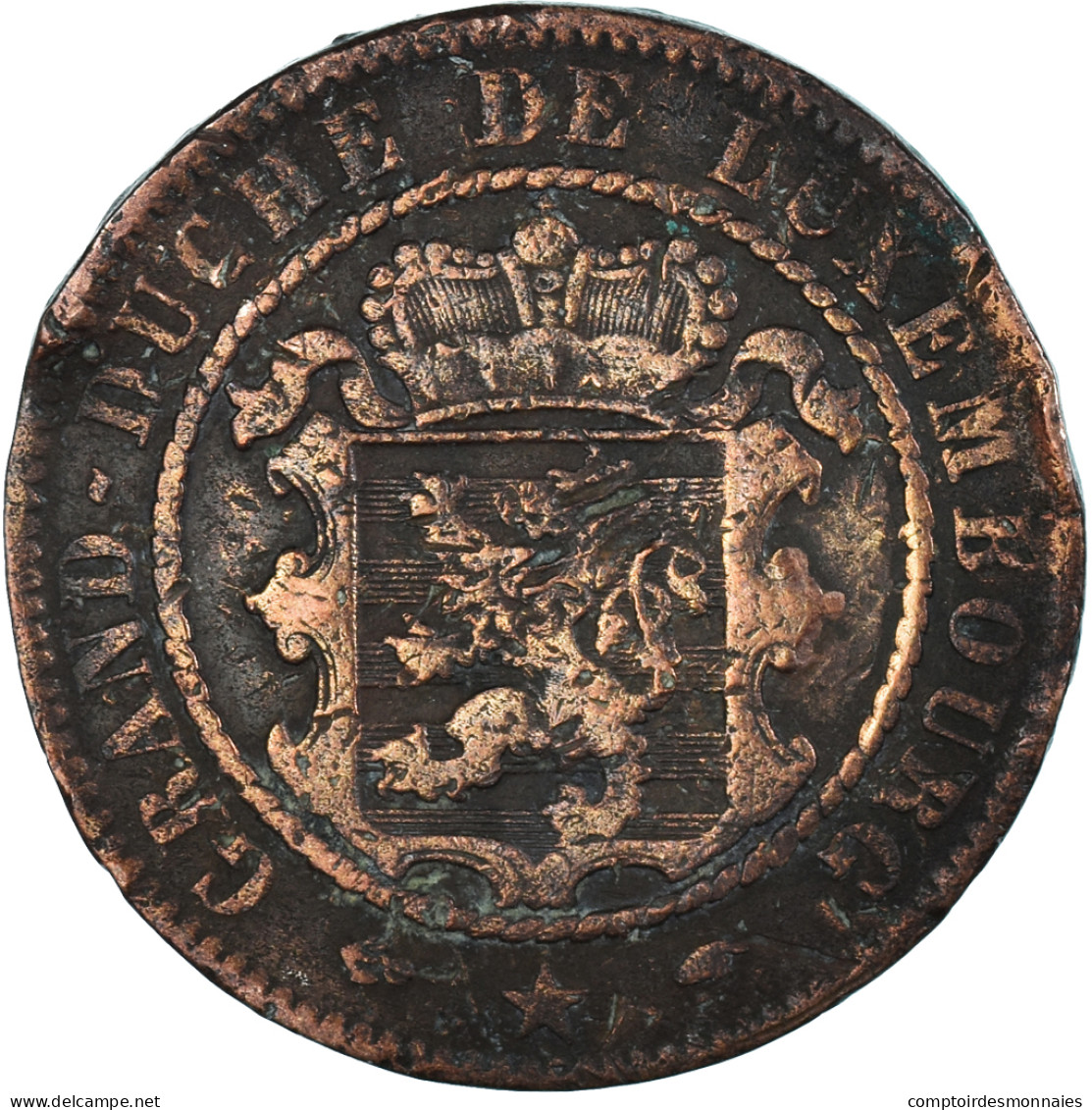 Monnaie, Luxembourg, 10 Centimes, 1860 - Lussemburgo