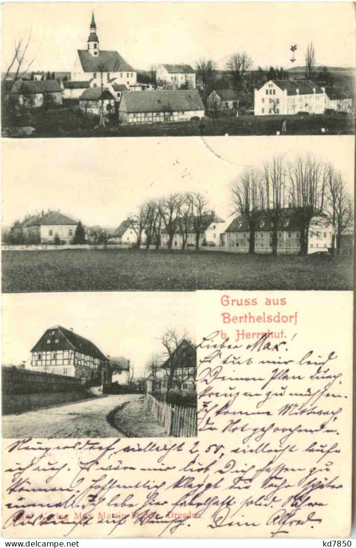 Gruss Aus Berthelsdorf Bei Herrnhut - Herrnhut