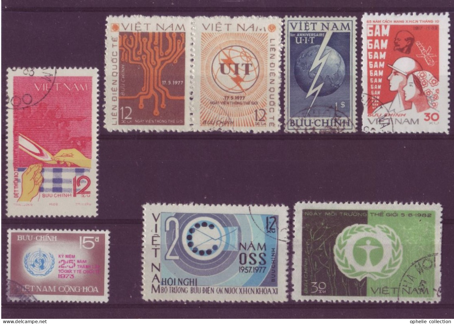 Asie - Vietnam - Commémoratifs - 8 Timbres Différents  - 6913 - Viêt-Nam