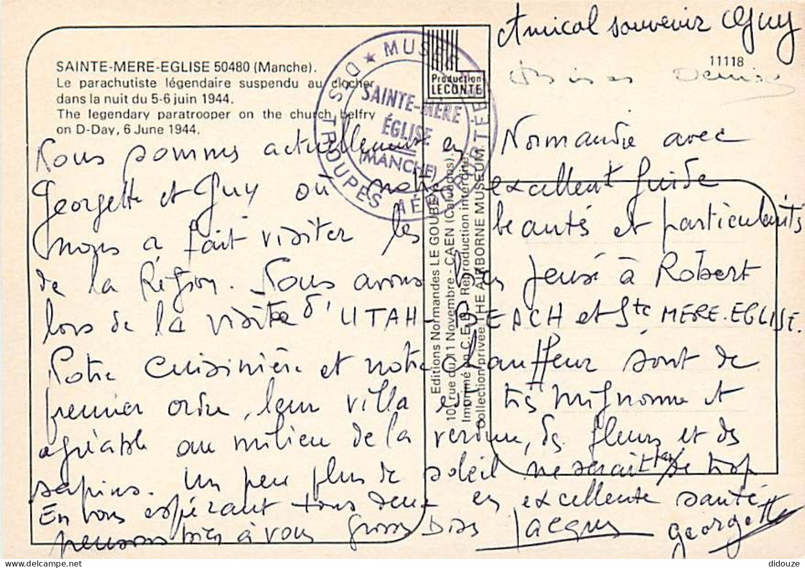 50 - Sainte Mère Eglise - CPM - Voir Scans Recto-Verso - Sainte Mère Eglise