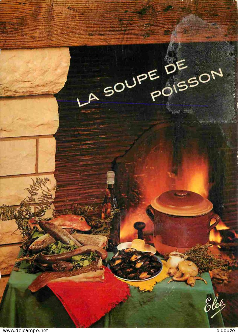 Recettes De Cuisine - Soupe De Poissons - Gastronomie - CPM - Voir Scans Recto-Verso - Recettes (cuisine)